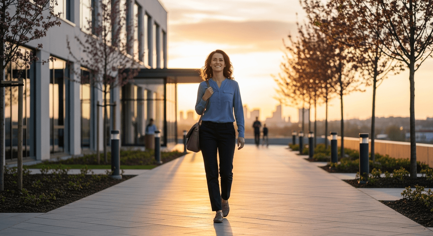 Healthcare professional enjoying work-life balance